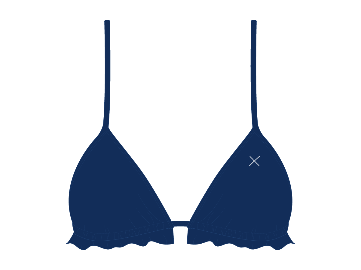 Laguna Blue Fringe Top