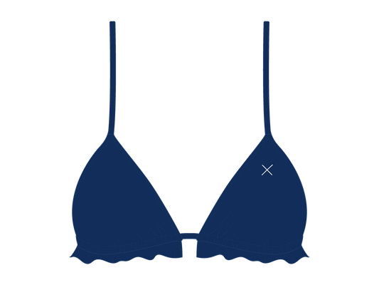 Laguna Blue Fringe Top