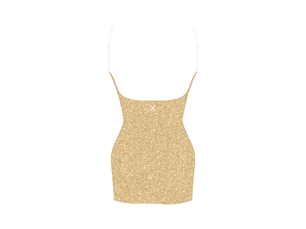 Gold Dust Shimmer Pool Dress