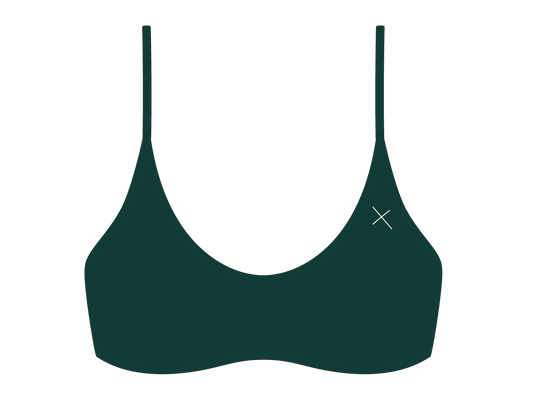 Green Ribbed Adjustable Top