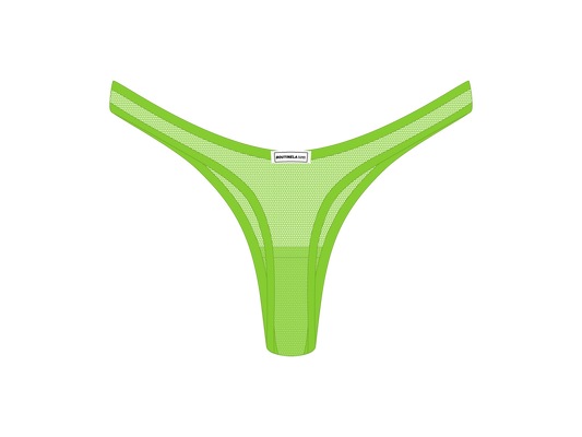 Clover Mesh 80s Thong