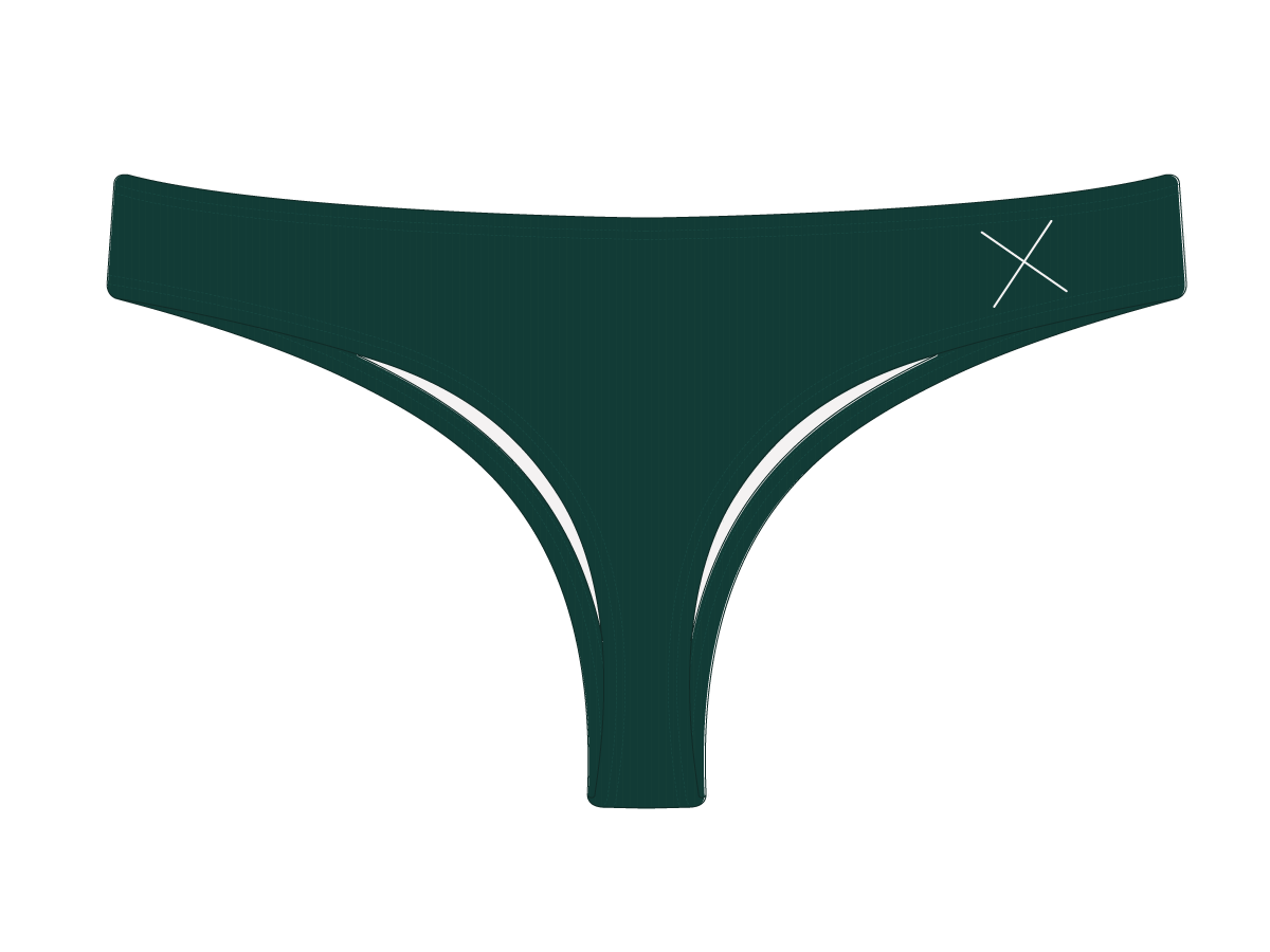 Green Ribbed Classic bottom