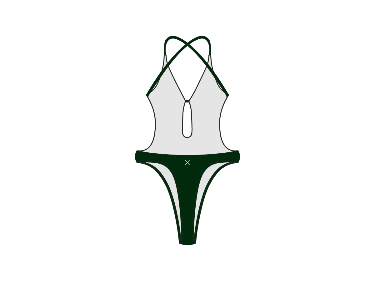 Sage Green Radar One Piece