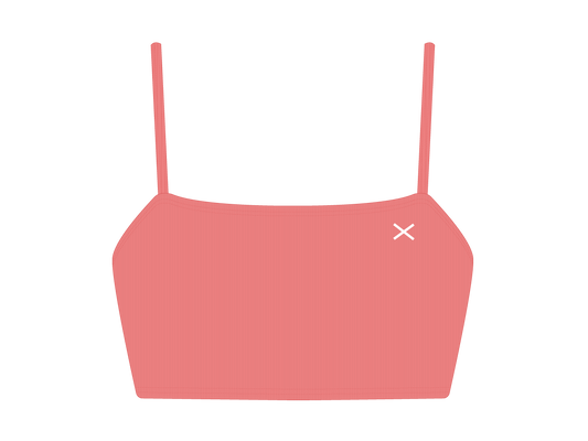 Gum Pink Ribbed Camisole Top