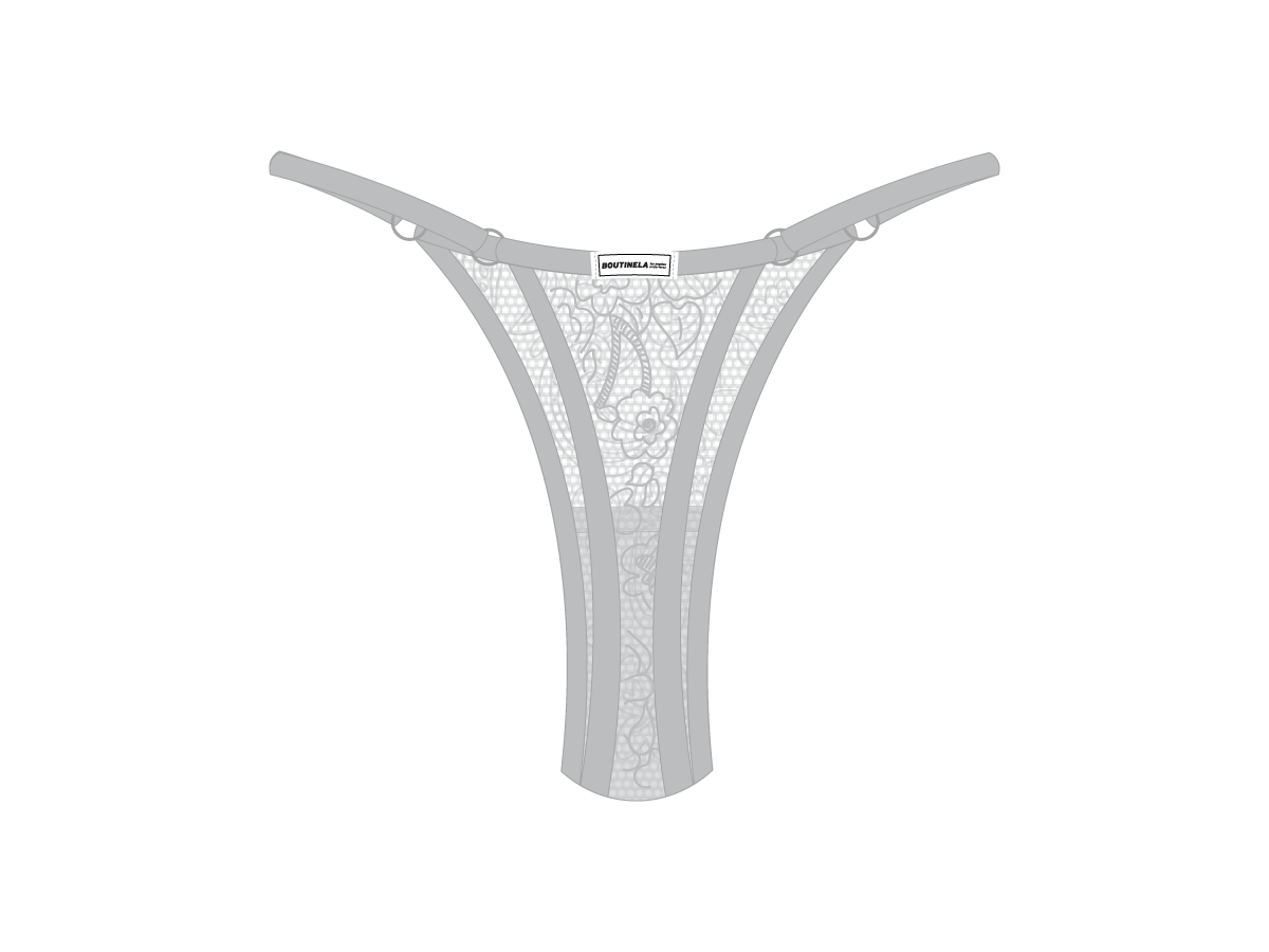 Hills Grey Minimal Thong bottoms