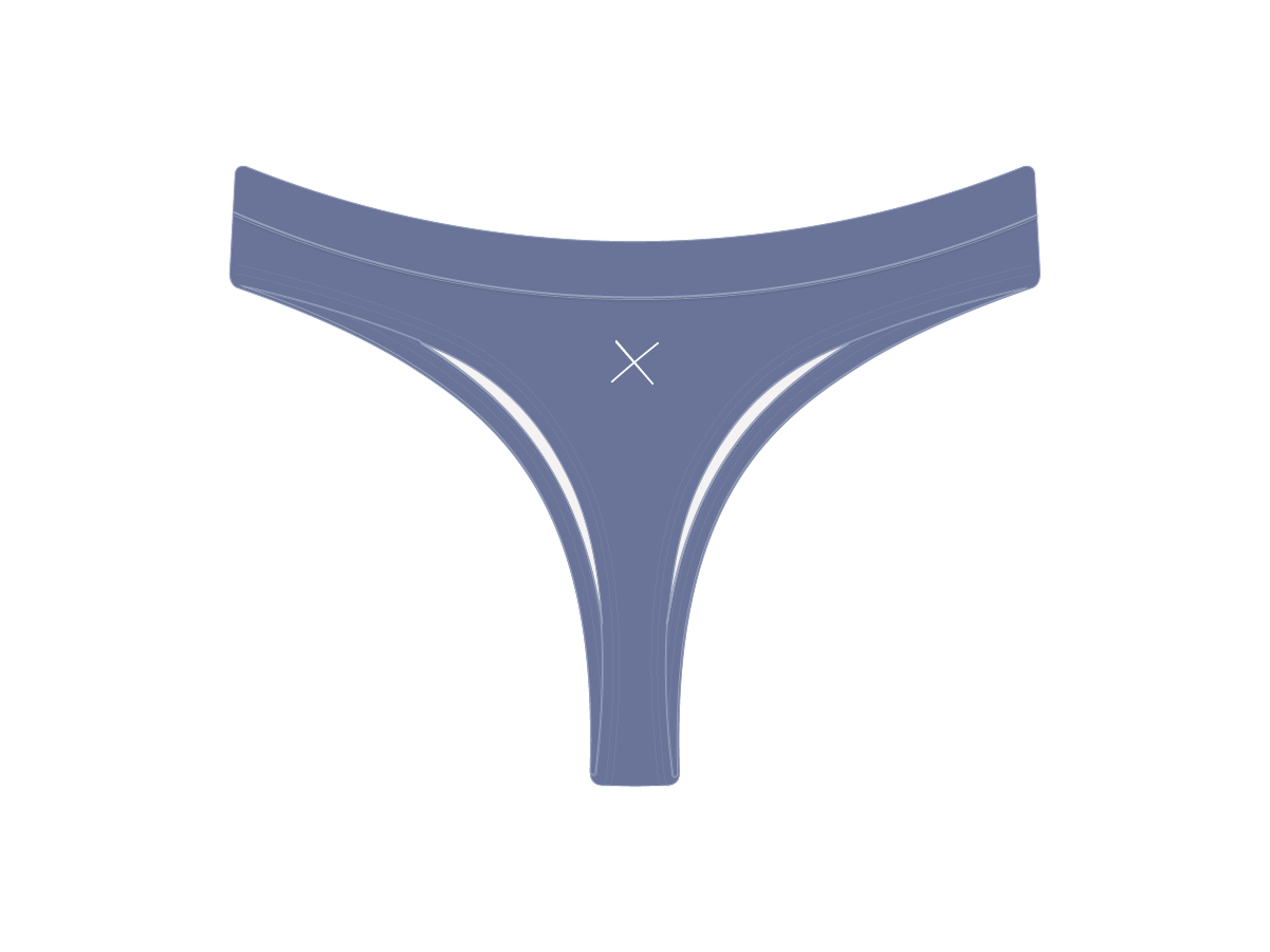 Pale Blue Hipster Bottom