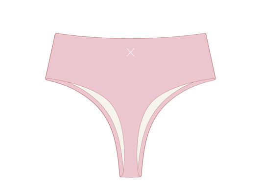 Dirty Pink High-Waist Bottoms