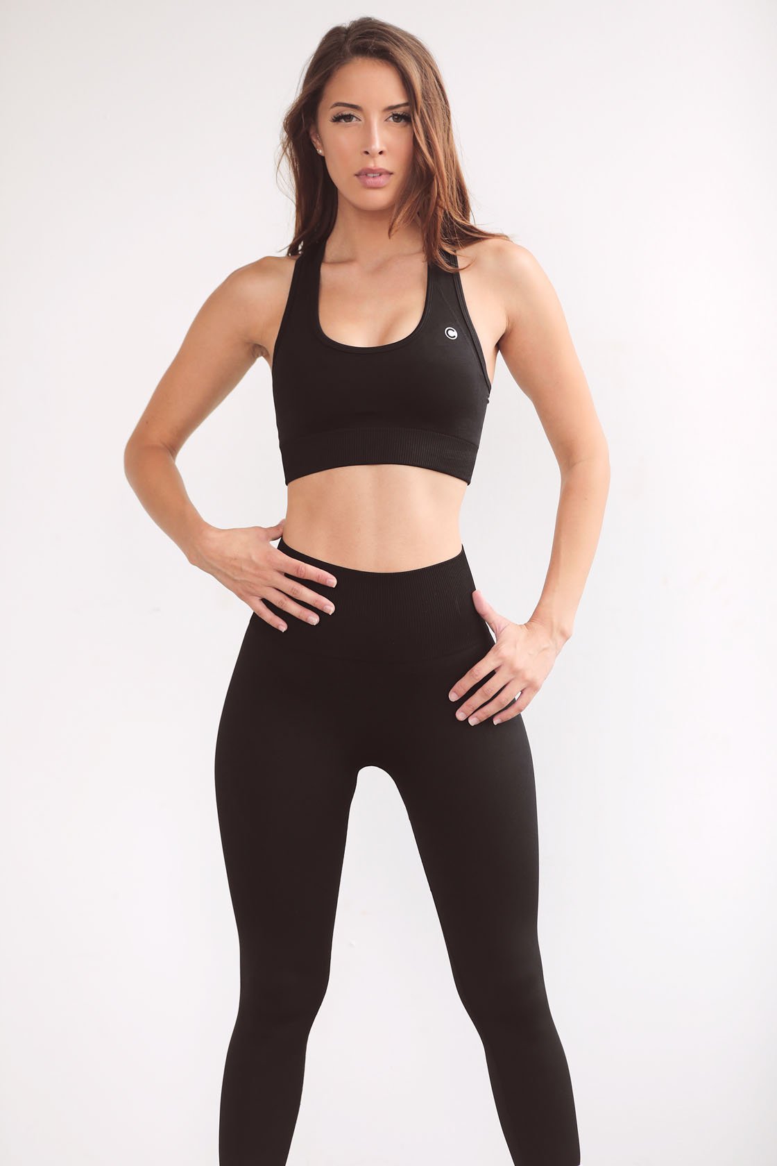 Black Seamless Countour Leggings