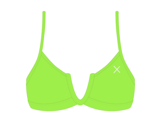 Lime Green V-Cut Top