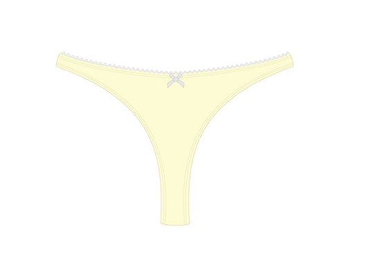 Creame Bow Bottom