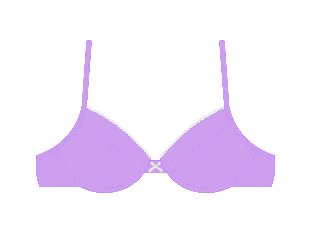 Bright Ube Bow Top
