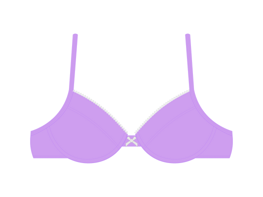 Bright Ube Bow Top