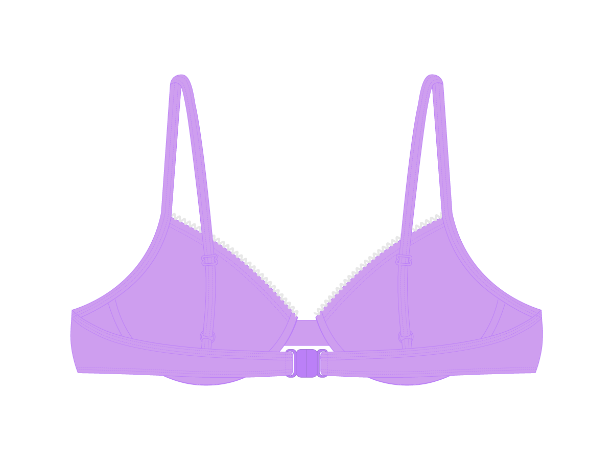 Bright Ube Bow Top