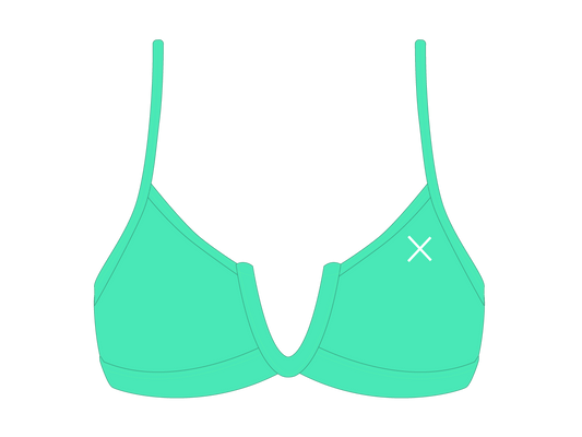 Lake Green V-Cut Top