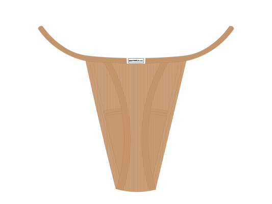 Nude Lace Ribbed Bottoms