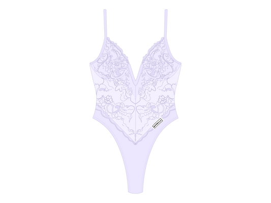 Lavender Lace Bodysuit
