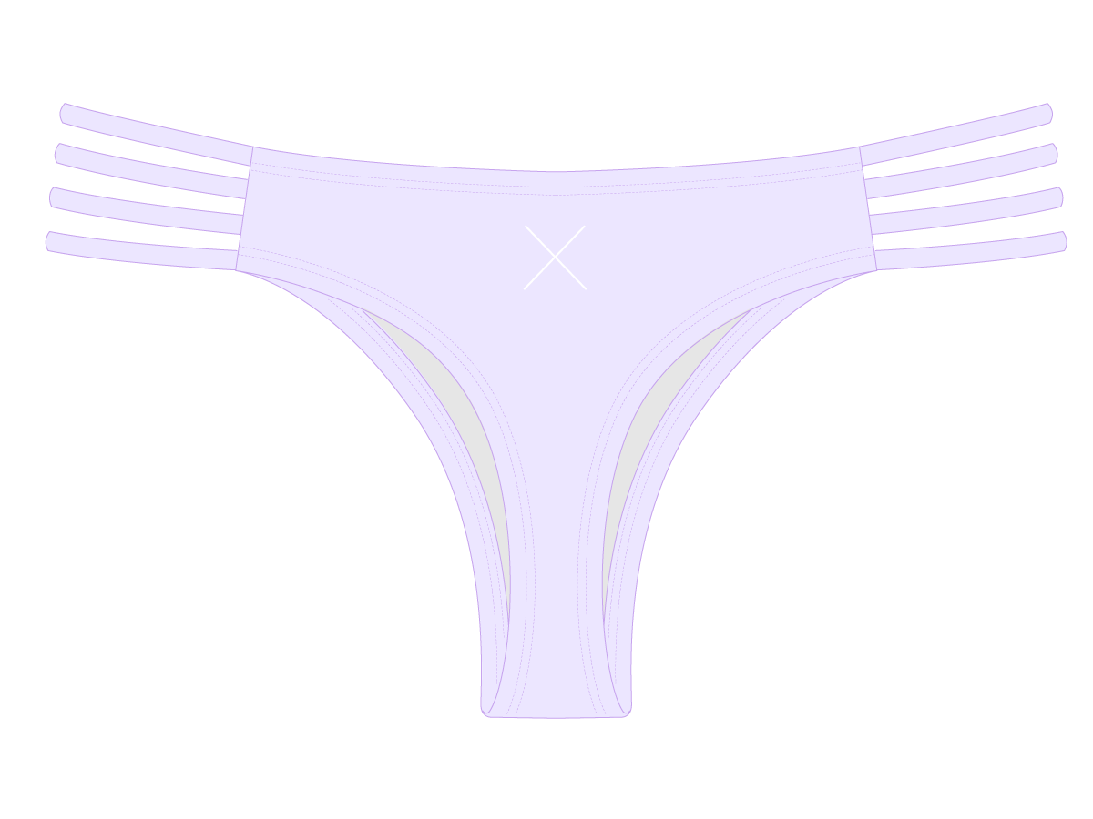 Lavender Classic Strap Bottoms