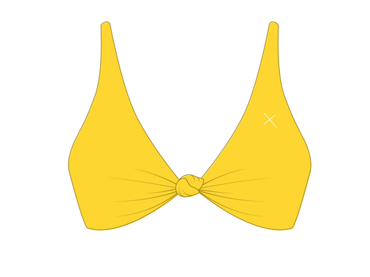 Lily Yellow Twist Top