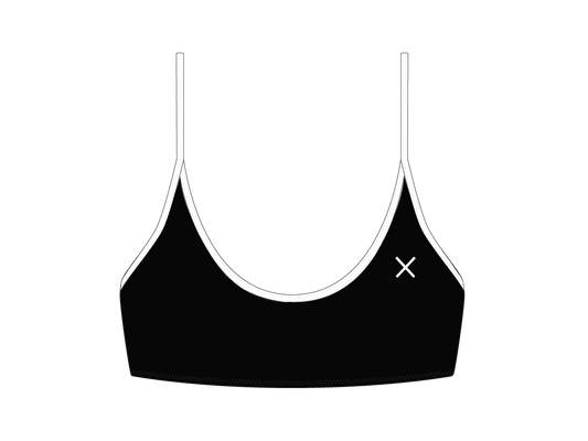 Manhattan Black Bralette Top