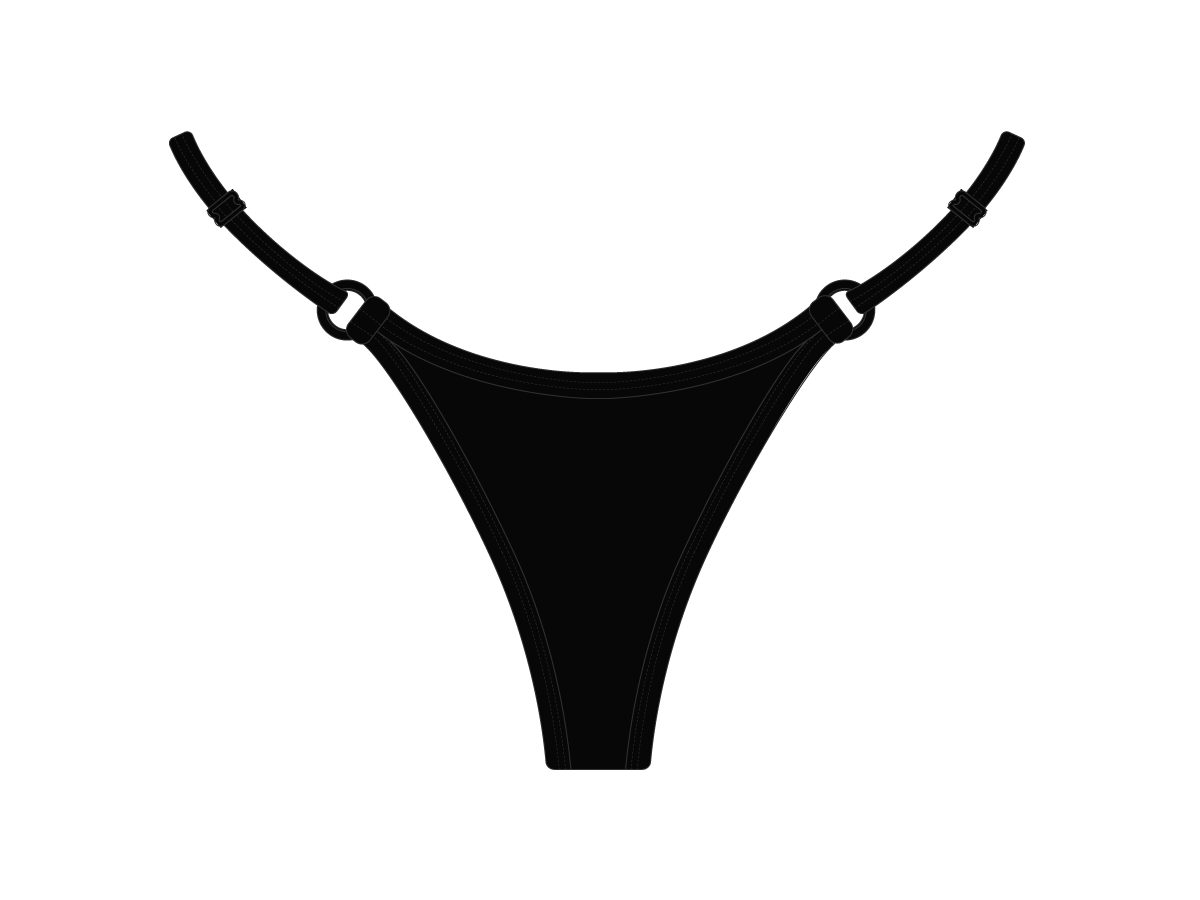 Manhattan Black Minimal Bottoms