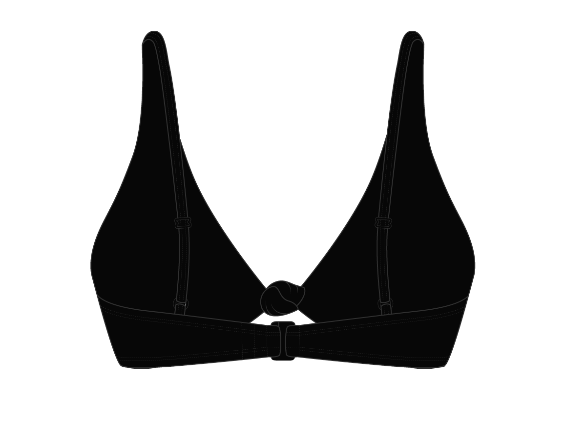 Manhattan Black Twist Top