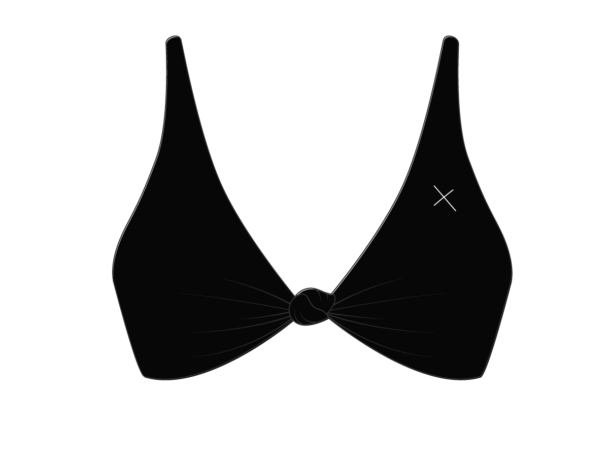 Manhattan Black Twist Top