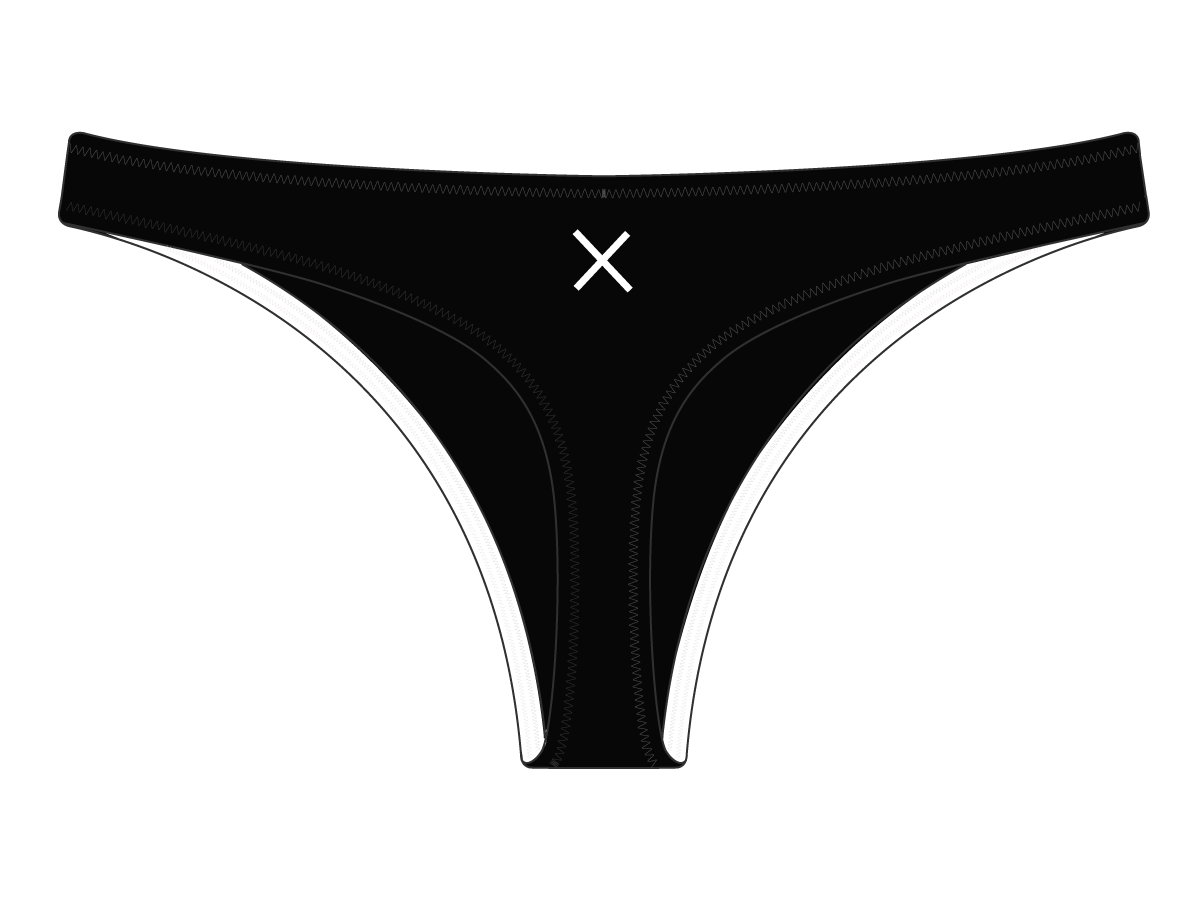 Manhattan Black Underwear Bottoms