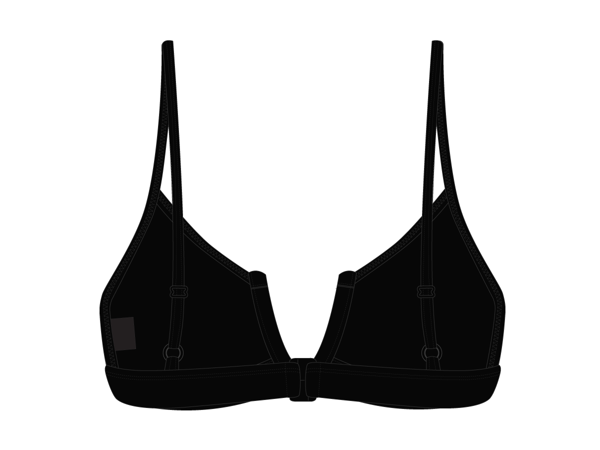 Manhattan Black V-Cut Top