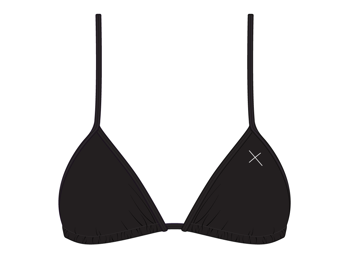 Manhattan Black Bikini Top II
