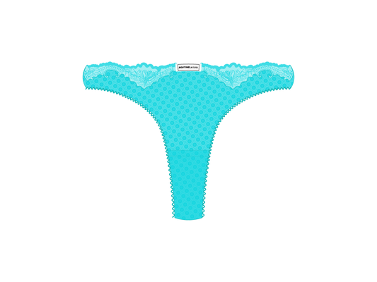 Baby Blue Lace Bow panties