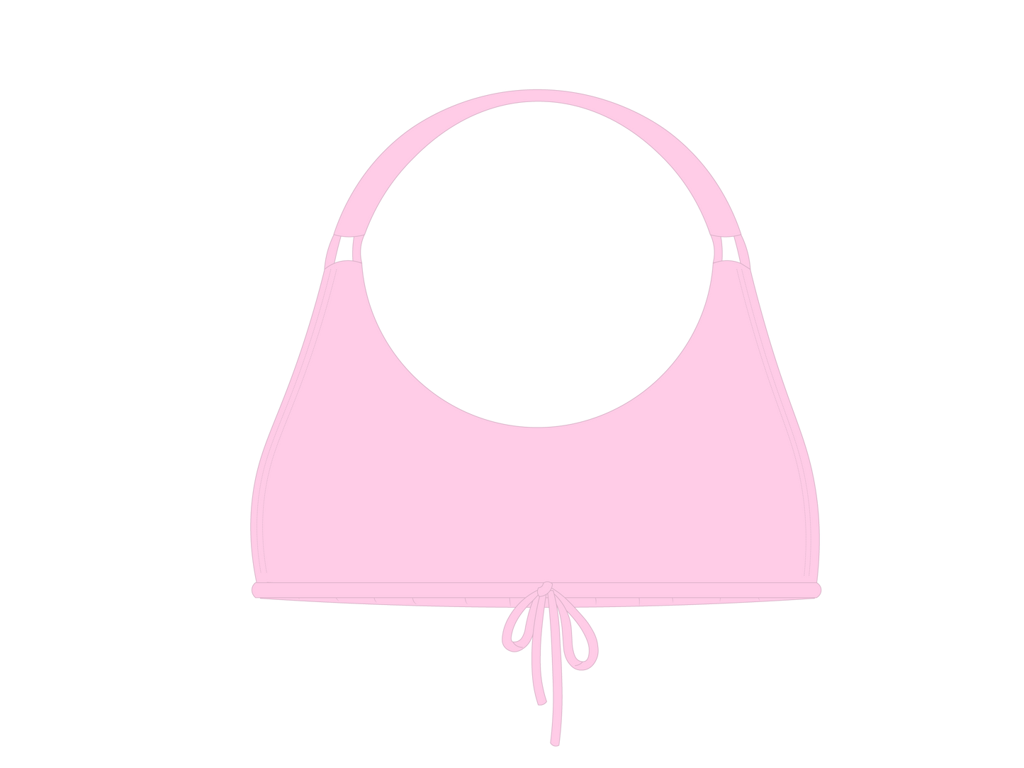 Pink Rhinestone Logo Top