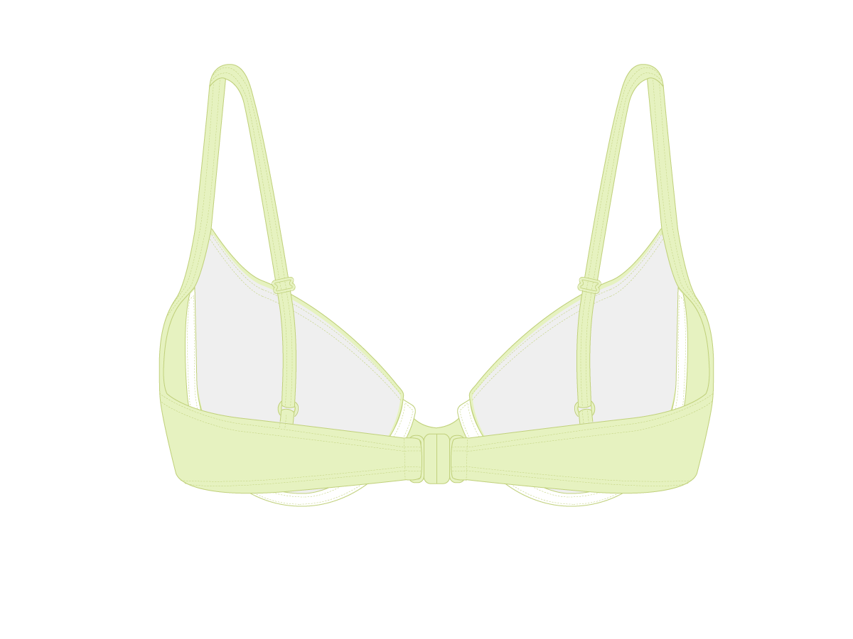 Ocean Blue Bustier Top