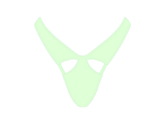 Ocean Blue Cut-Out Bottoms