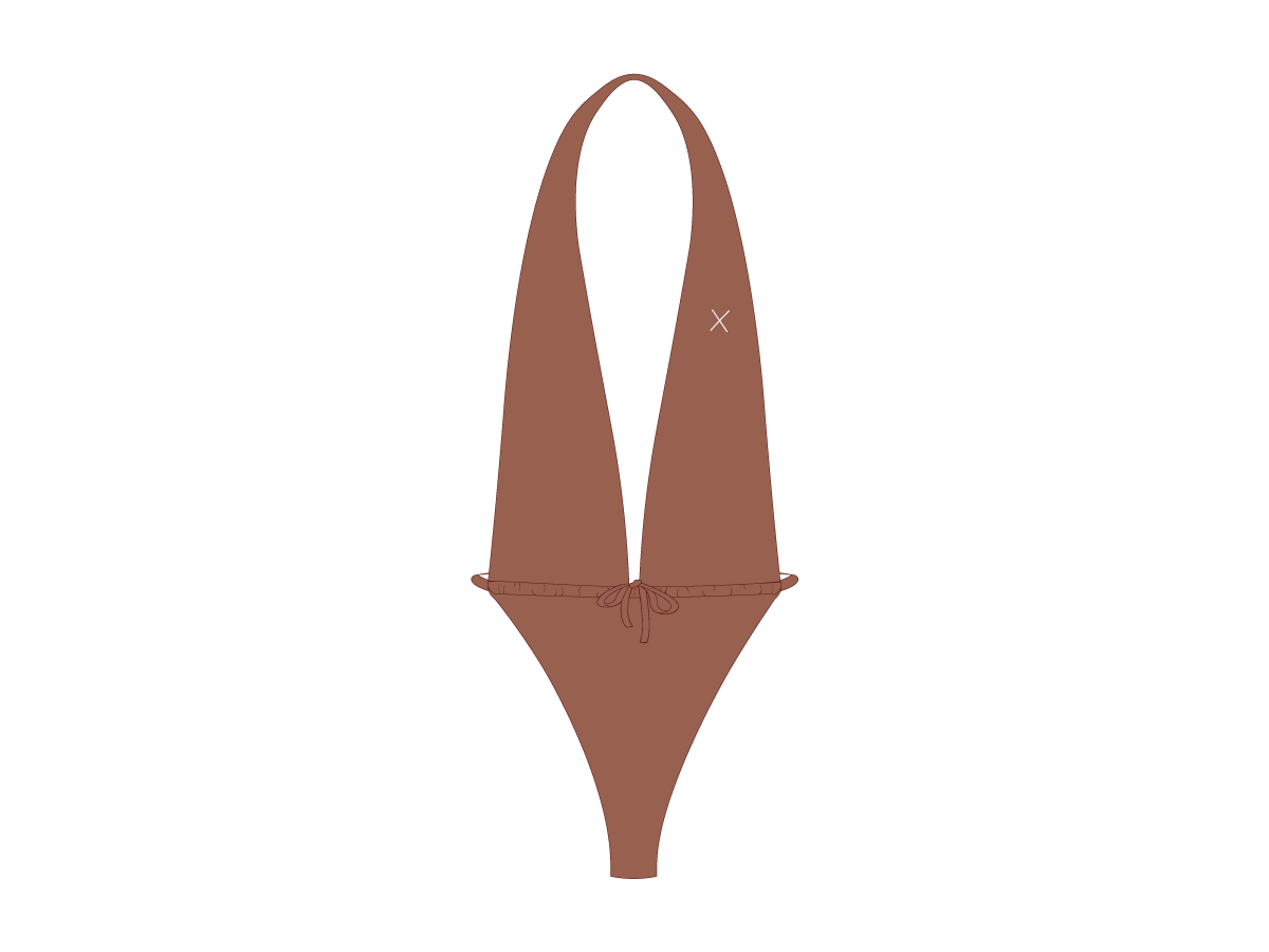 Cocoa Brown Off-Shore One Piece