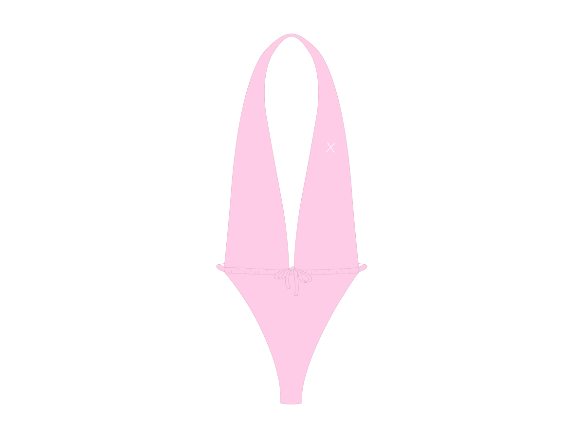 Dusty Pink Off-Shore One Piece