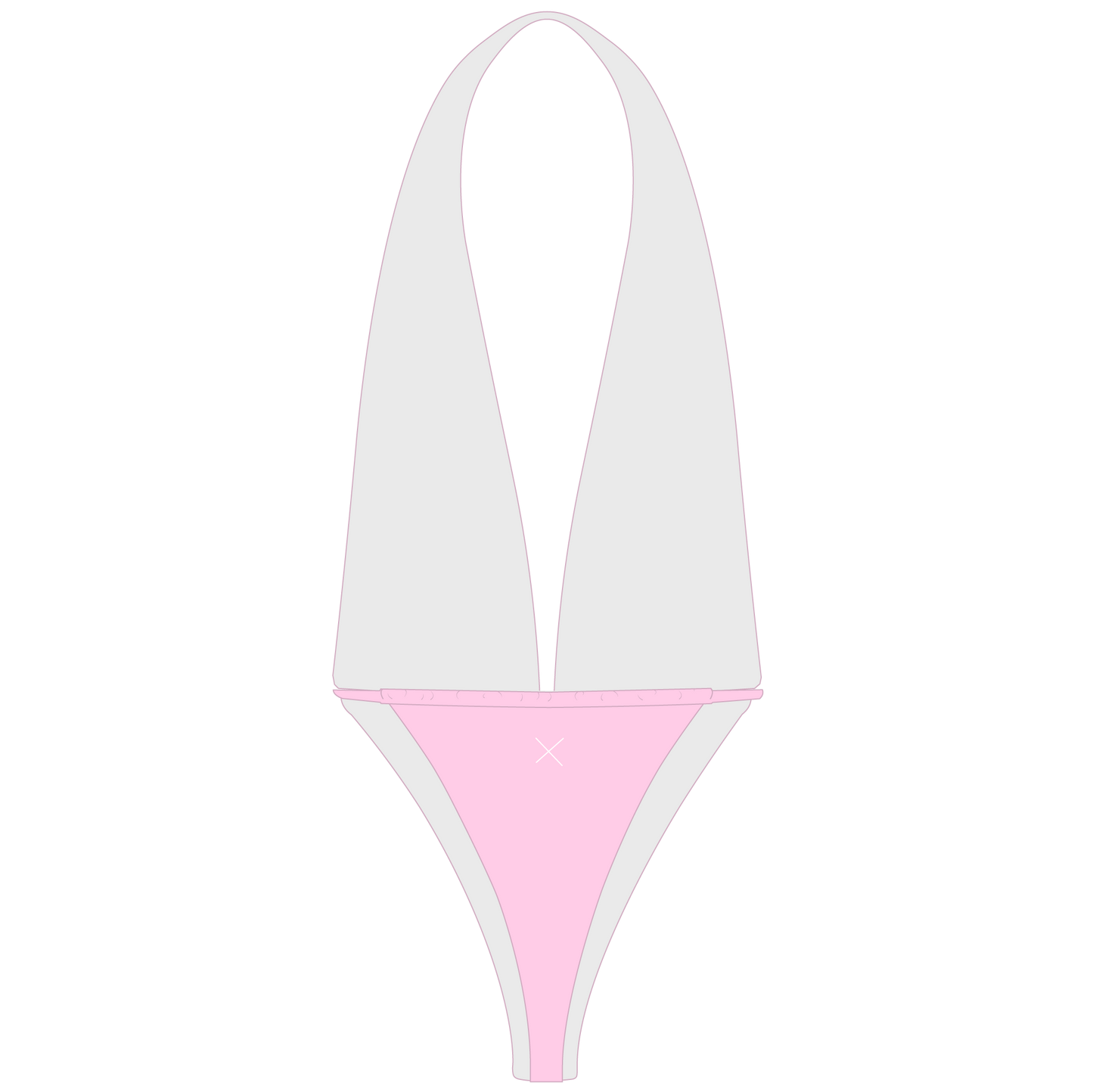 Dusty Pink Off-Shore One Piece
