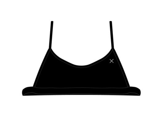 Manhattan Black Open Side Top