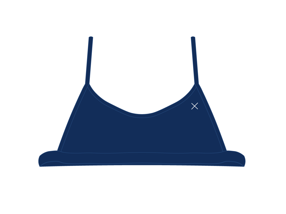 Laguna Blue Open Side Top