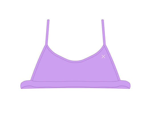 Lilac Open Side Top