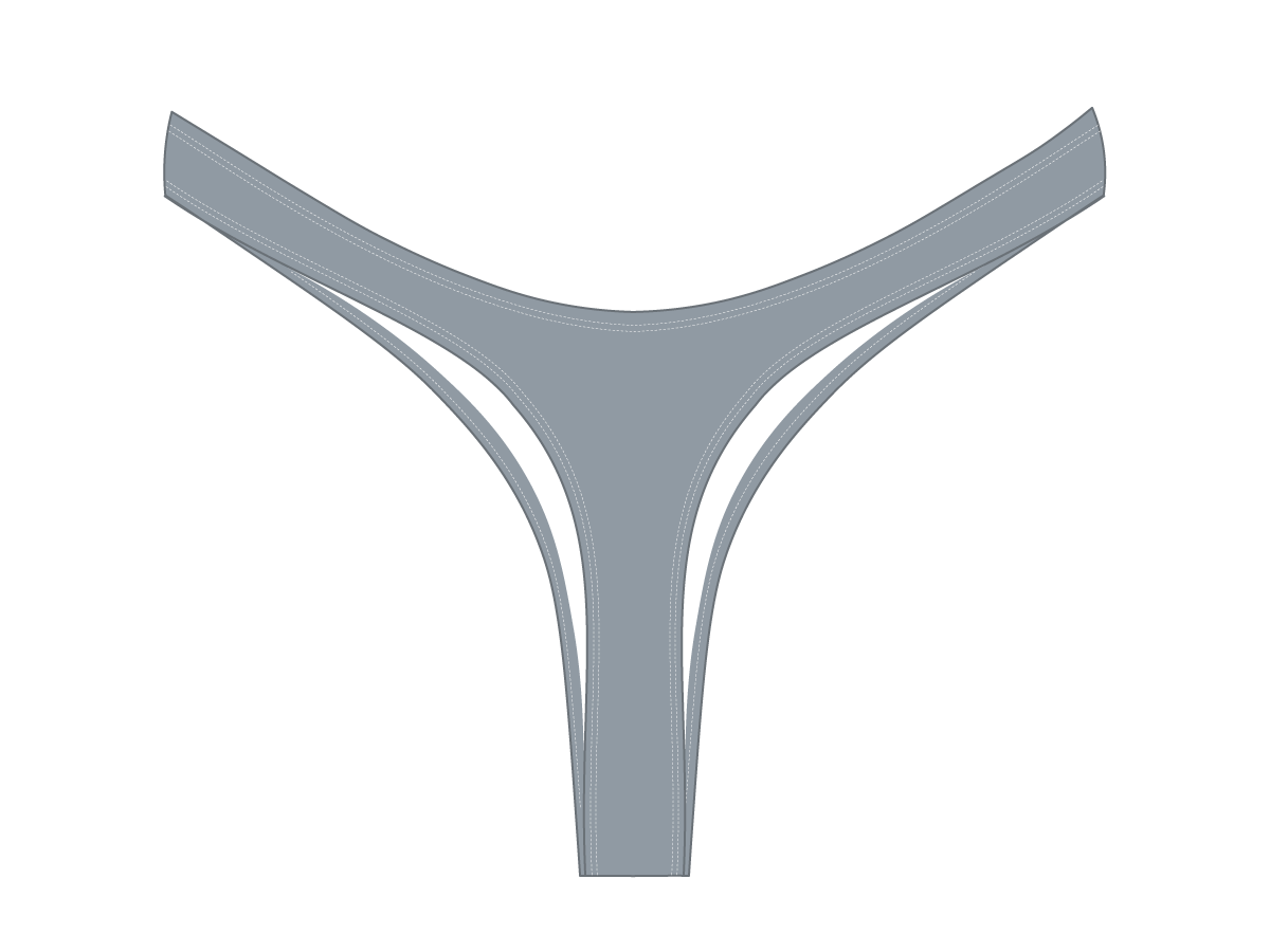 Dove Grey Stitch Bottoms