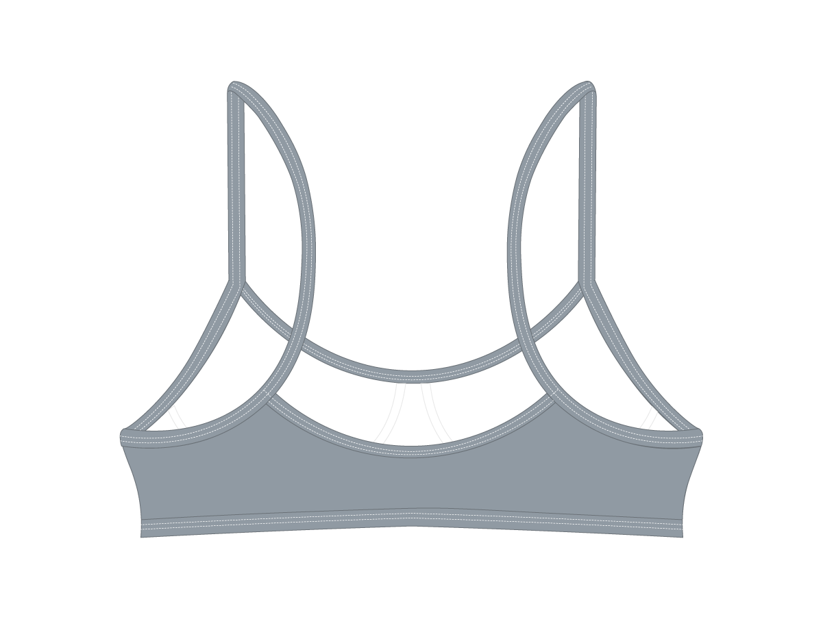 Dove Grey Stitch Top