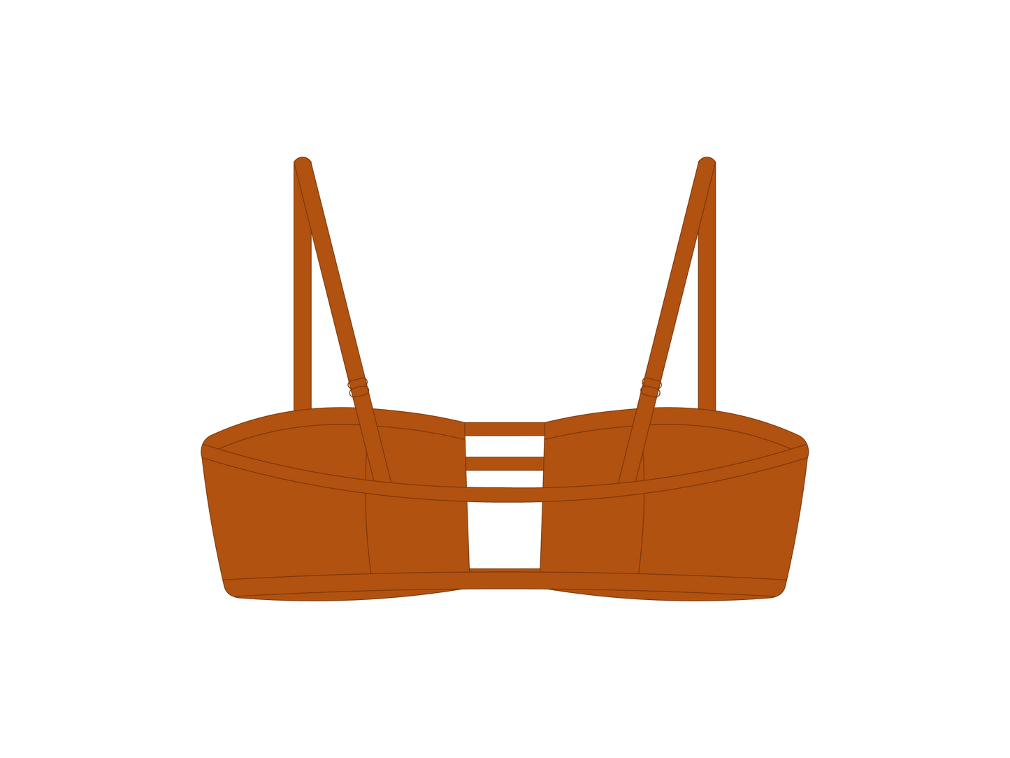 Burnt Orange Override Top