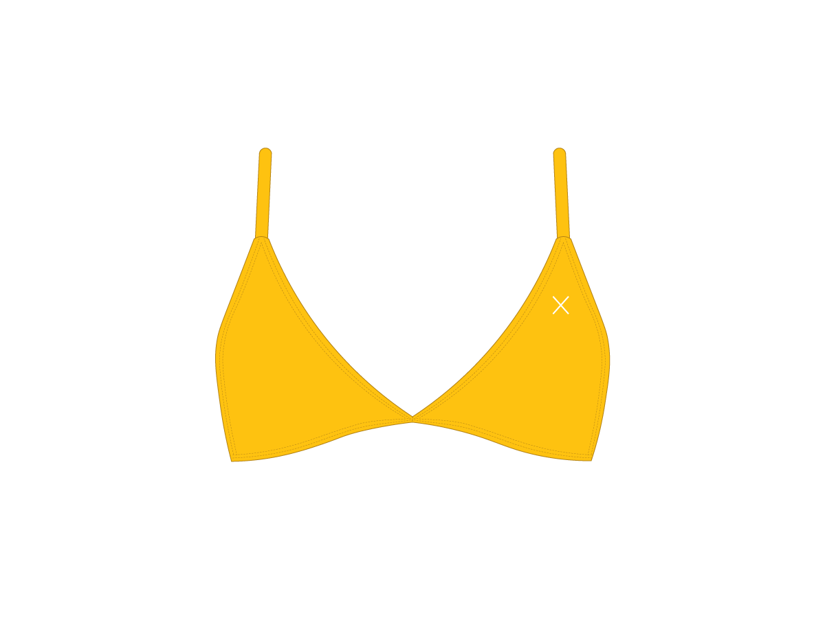 Lilly Yellow Petite Top