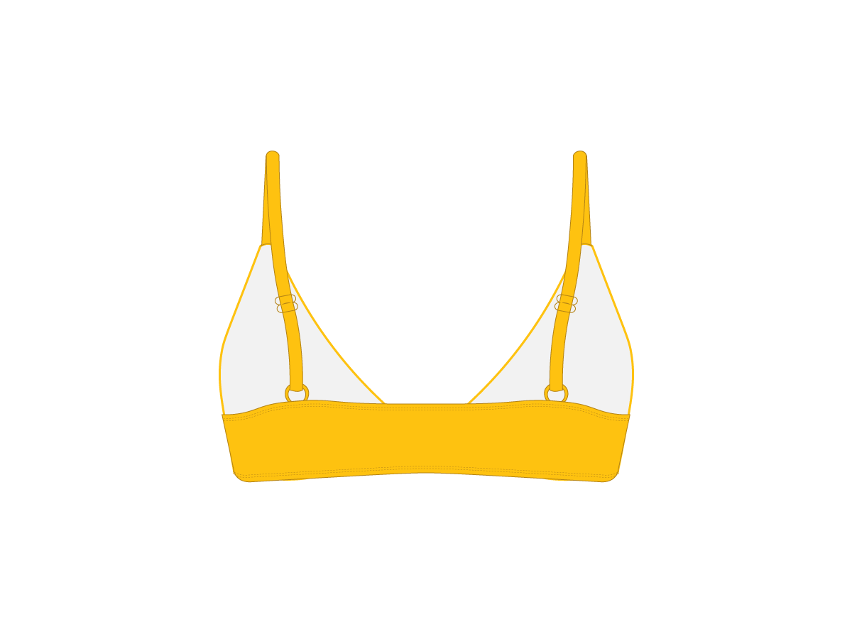 Lilly Yellow Petite Top