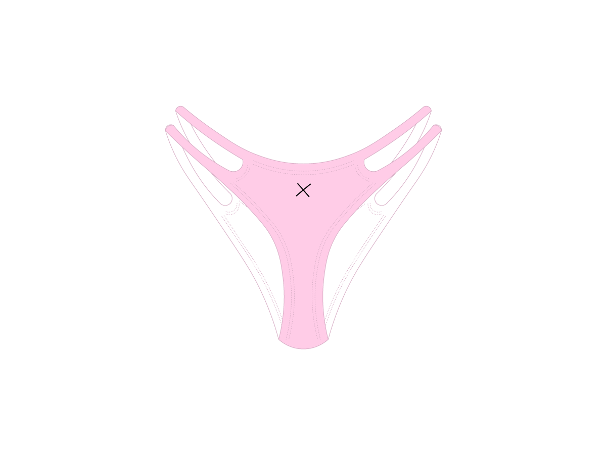 Blush Pink SATIN Pinch Bottoms