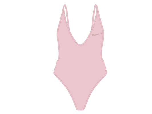 Dirty Pink Retro One-Piece II