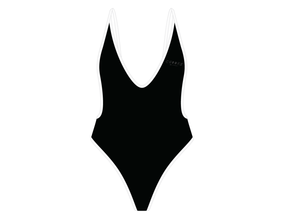 Pirate Black Retro One-Piece