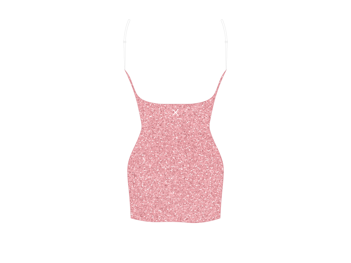 Bubblegum Shimmer Pool Dress