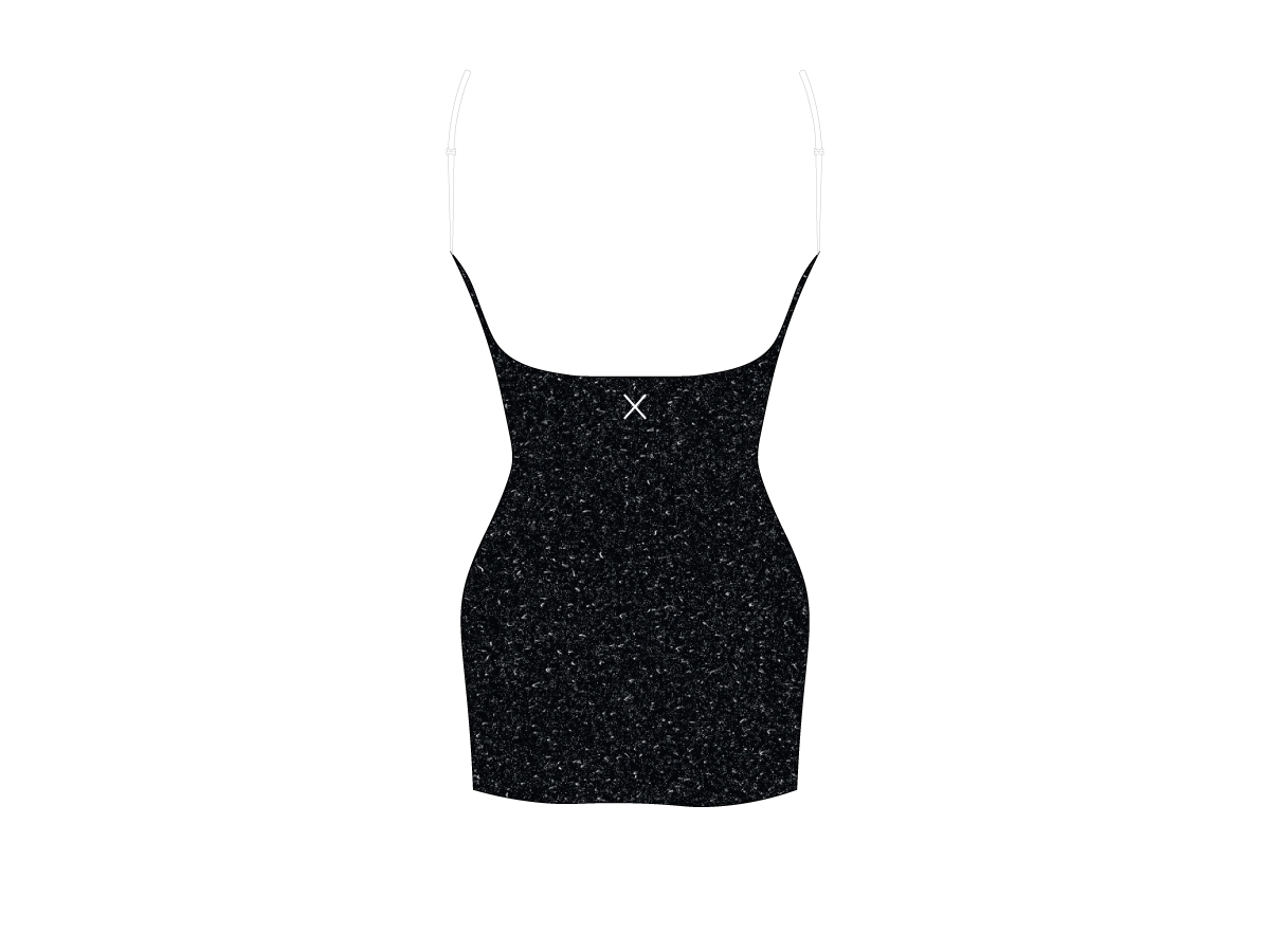 Onyx Shimmer Pool Dress