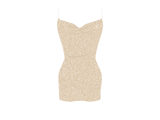 Sage/Amazonite Shimmer Pool Dress